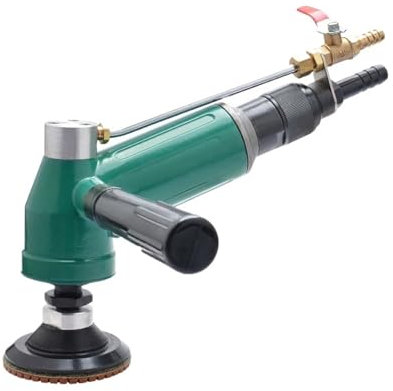 WESLNN Lijadora De Aire con Inyección De Agua, Amoladora Neumática De 100 Grados, Máquina De Pulido De Suelos, Pulidora De Piedra, Herramienta De Construcción De Molienda De Mármol