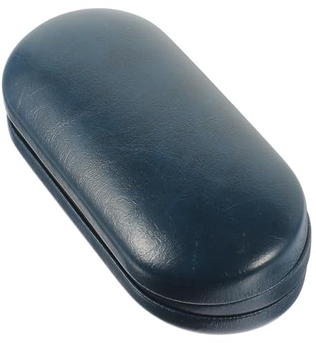 IMUSINICE Custodia per Occhiali da Vista in Pu Doppio Scomparto e Design Due, Porta Lenti e Accessori per Uso Domestico e Viaggi D'affari