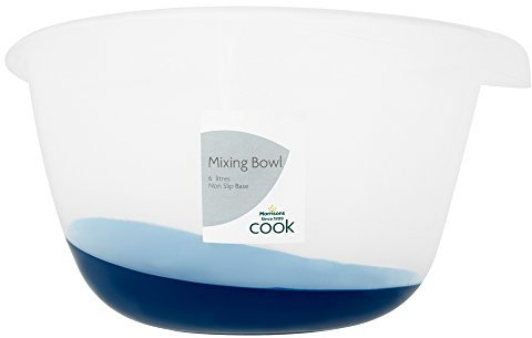 Morrisons Cook Mixing Bowl with Non Slip Base, 6 Litre