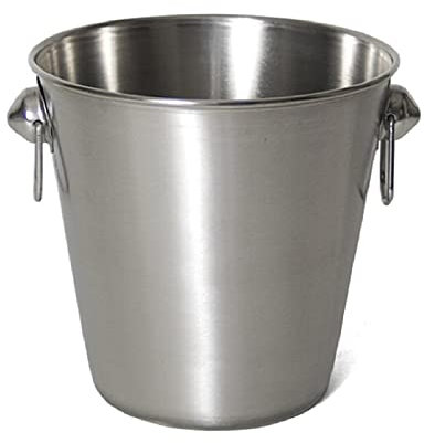 Champañera neo 22 x 20 cm acero inoxidable mate cubo para bebidas kitchen & go color acero mate perfecto para mantener fría la bebida