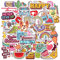 300+ Autocollant scrapbooking voyage - album photo scrapbooking materiel, sticker bullet journal accessoire, autocollant kawaii, journaling accessoires, stickers agenda organisation, papeterie kawaii