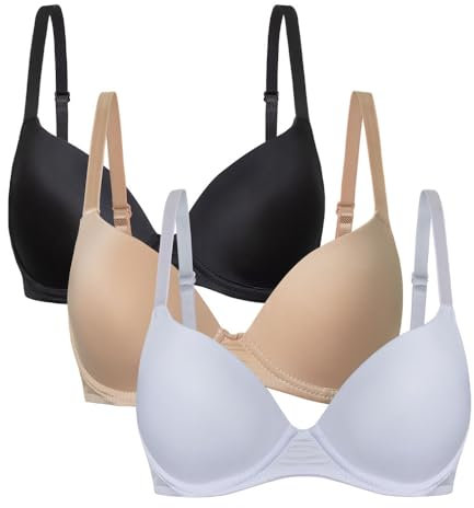Coconuda Confezione da 3 Reggiseni Papavero Assortito 6