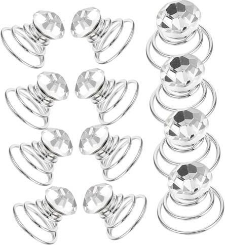 SOIMISS Lot De 12 Épingle à Cheveux Agrafe Décoration Coiffure Mariage Pince à Cheveux Ornement Épingles Décoratives Accessoire Fête
