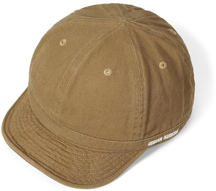 Clakllie Gorra de béisbol suave de ala corta, visera plana, gorra de algodón con ala plana, sombrero de papá, transpirable, gorra de camionero de perfil bajo, CDUK-DY06-Khaki, Talla única