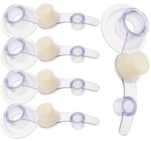 PVC Inflatable Mattress Air Plug Replacement Valve Covers 5pcs | Pillow Use, Stable High Pressure Structure, Wear Resistant PVC Build, Outdoor Rafting Accessory Set