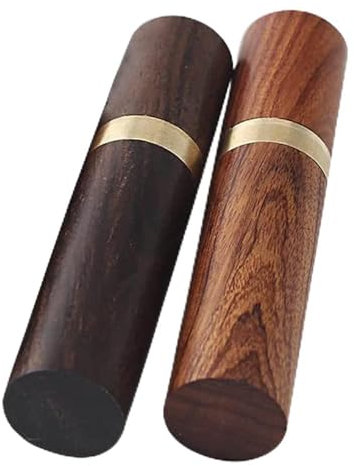 ANCLLO Lot de 2 étuis à aiguilles en bois pour ranger toutes sortes les Accessoires d'aiguilles à coudre