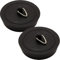 Bath Plug 45mm (1.3/4 Inch) Made of Durable Black Rubber, Sink Stopper, Sink Plug with Hook for Kitchen Sink Drain, Bathtub, Bathroom Basin Holes (Pack of 2) by AAN