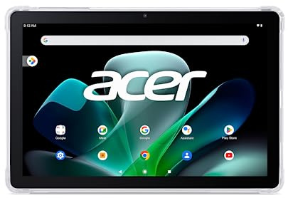 acer Iconia Tab M10 M10-11-K21V Tablet | 10.1 1920 x 1200 IPS Touch | MediaTek MT8183C Octa-Core CPU | 4GB LPDDR4 | 64GB eMMC | WiFi-5 | Front 5MP & Rear 8MP Webcam | Bumper Case | Android 12,Grey