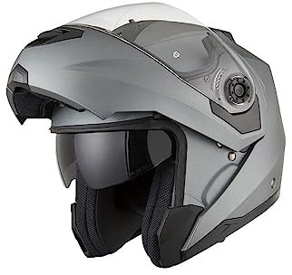 EOLE casco modulare SUBTLE Grigio – omologazione ECE R 22.06 – Taglia XL (61-62 cm) – Calotta in ABS