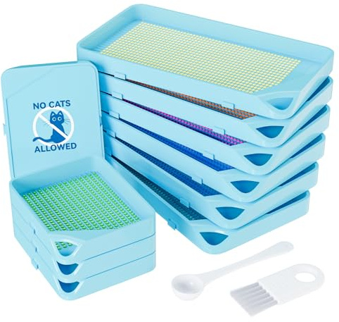ARTDOT 10 Pezzi Impilabili e Interbloccabile Diamond painting Palle con Diamond Painting Accessori e Strumenti (Blu)