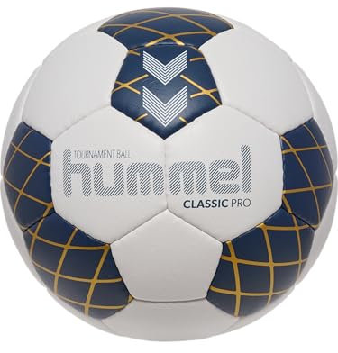 hummel hmlCLASSIC Pro Handball Spielball weissblau, 3 Ohne Geschlecht