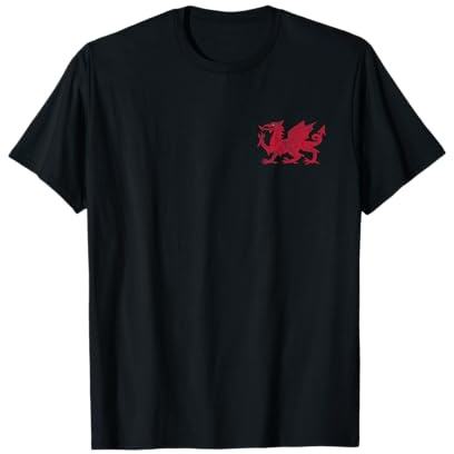 WALES FLAG RED DRAGON WELSH NATIONAL FLAG CARDIFF T-Shirt
