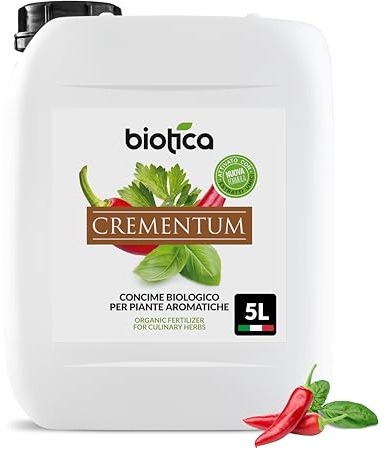 BIOTICA Concime Liquido Biologico per Peperoncino e Piante Aromatiche 5L