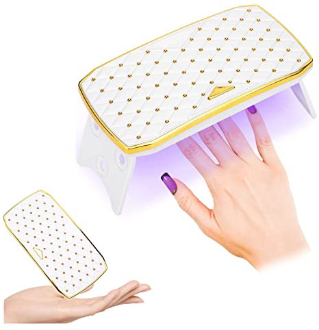 zalati Nagellampe 36W UV LED Licht Faltbare Tragbare Aushärtungslampe für Gelnägel Schnell Trocknend Nail Art