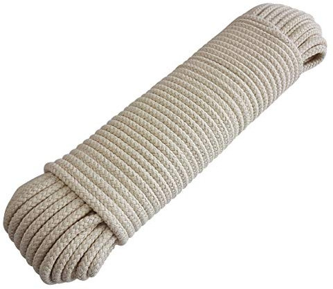 Haushalt-Krausse.de Wäscheleine Baumwolle 7mm; 20m, 30m, 30m, 40, 50m, 60m oder 70m