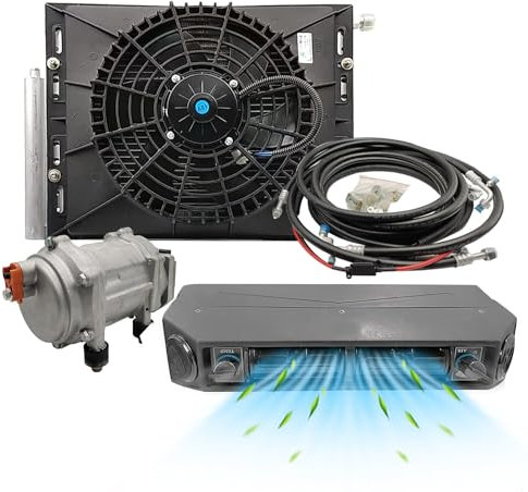 Gouku Universal Klimaanlage 12V Neue Energie 100% Elektrisch Wohnmobil Van Auto Klimaanlage unter Armaturenbrett 10000 BTU für LKW SUV RV