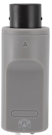 ASHATA Für N64 Wireless Controller Adapter, Unterstützt Für N64 Spielekonsole, Für PS3 Für One S Für Switch Pro Controller Gaming BT Controller Für Für Retro Bit (Grey)