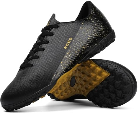 GODLARK Soccer Cleats Mens Womens Turf Soccer Shoes Indoor for Kids Youth Football Cleats Big Boys Small Spikes FG TF Football Boots Training Sneaker (2286 HEI TF_42)