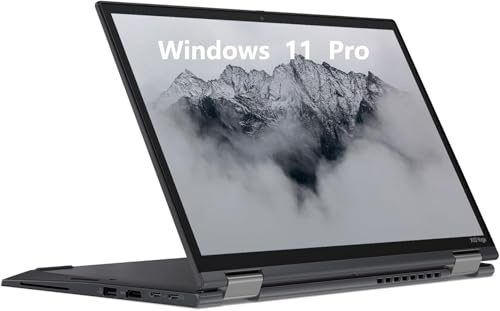 Lenovo ThinkPad X13 Yoga Gen 3 Portátil 13,3 FHD 2 en 1 con pantalla táctil, Intel Core i7-1265U, 16GB de RAM, SSD de 512 GB, teclado QWERTY, Windows 11 Pro (reacondicionado)