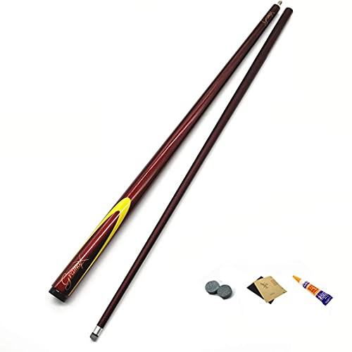 MENG Den Resistenation Motståndskraft Pool Cue 1/2 Handational Snooker Cue, Kolfiber Pool Show, med stabil kraftöverföring och gränssnitt