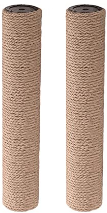 Tiragraffi di ricambio per gatti, diametro 7 cm, corda in sisal di ricambio, per albero del gatto, giocattolo interattivo, marrone, 50 cm