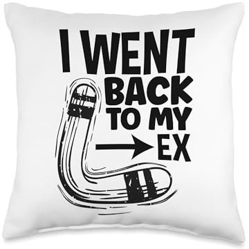I Went Back To My Ex Boomerang Throwing Boomerang Sport Throw Pillow