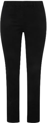 Ulla Popken Jeggings Denim, Sienna, Pantalones Mujer, Negro, 61W / 32L