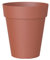 Artevasi Capri Pot High, Haut Pot Rond en Plastique, 46cm, Couleur: Terre Cuite