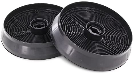 DL-pro 2 x aktivt kolfilter för Respekta MIZ 2050 Amica 1160665 bubbelpool 48400008780 kolfilter filter för köksfläkt