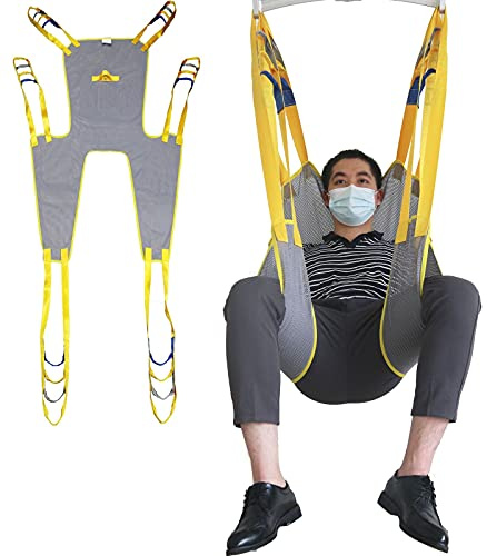 Imbracatura per Sollevamento Toilette, Imbracatura per Sollevamento paziente Cintura in Rete Imbracatura per Sollevamento paziente, Sollevatore per Vasca da Bagno per pazienti Imbracatura per Gambe