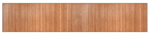 vidaXL Teppich, Bambusteppich Rechteckig, Bambusmatte rutschfest für Wohnzimmer, Läufer Küchenteppich Flurteppich, Modern, Natur 80x400cm Bambus