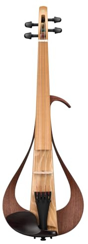 Yamaha Electric Violin YEV104PRO NBR Natural & Brown Rich Sound Torso Sound High Maneuverability Stage Shine