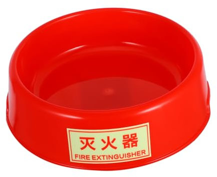 Hemobllo Base Para Extintor De Plástico Nocturna Reflectante, Soporte De Suelo Para Extintor De 5-8 Kg, Estable y Resistente Para Seguridad Almacenamiento