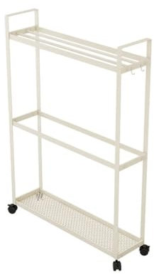 Portasciugamani da bagno mobile autoportante con spazio di archiviazione a pavimento portasciugamani Stand per pavimento WC latte tè colore