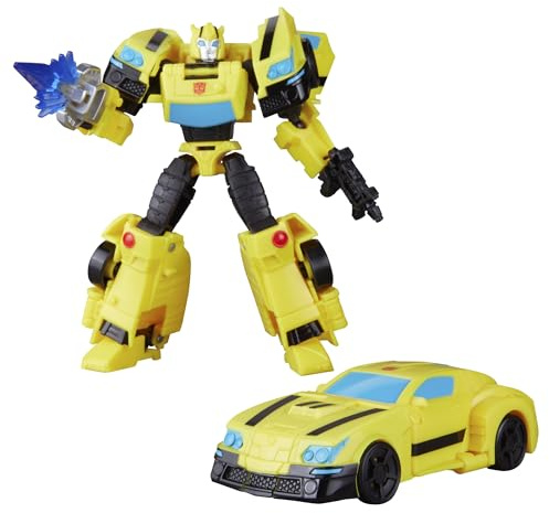 Transformers Prime Changers Bumblebee-actionfigur, omvandlas från robotleksak till billeksak, för barn från 6 år
