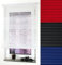 Garduna PVC Jalousie # Klemmträger Set à 3# ohne Bohren oder kleben