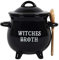 something different Witches Broth Cauldron Soup Bowl with Broom Spoon (9/18)