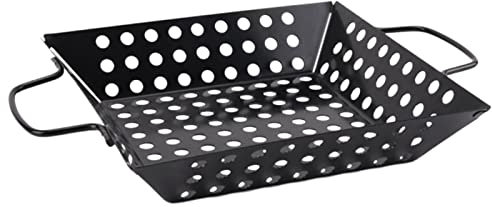 ACAREY Panier à barbecue, panier de barbecue multifonction, panier de barbecue pour légumes, poissons ou fruits de mer pour four et grills, bol de barbecue adapté à tous les types de barbecues