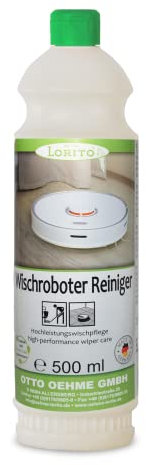 Lorito Wischroboter Reinigungsmittel 0,5L - Universalreiniger für alle Wischroboter, Bodenreiniger für Fliesen, PVC, Vinyl, Gummi und Linoleum auf Hochglanz