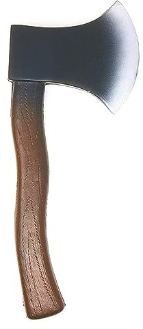 Haches de Bataille d'halloween, Jouet de Costume de bûcheron squeleten - Look de Bois Accessoires de Hache de Hache pour la fête - 1 pièce