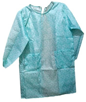 Hemobllo Grembiule Monouso in Poliestere Con Maniche Grembiule Da Cucina Per Lavori Domestici Soprabito Per Adulti