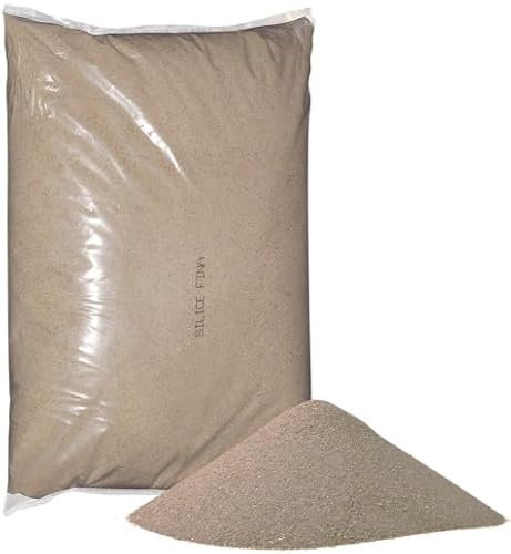 SilicaSand - Bolsa de Arena Fina de 25 kg, Lavada y Seca, Ideal para Areneros, 100% Natural, Arenero Infantil