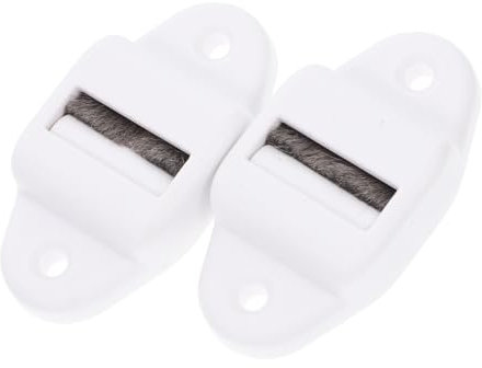 Veemoon 2pcs Curtain Accessories Outdoor Belt Guide for Blinds Blind Belt Assembly Mini Roller Guide Roller Blind Belt Roller Blind Accessory Shutter Belt Guide Chain Plastic White