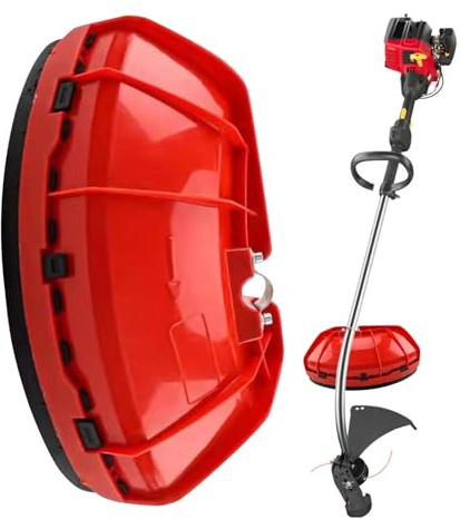 Garde-tondeuse à gazon - Housse de protection haute densité - Plaque de bouclier d'herbe et de boue - Débroussailleuse universelle - Fixation pour petites et grandes tondeuses arrière - Irrigateurs de