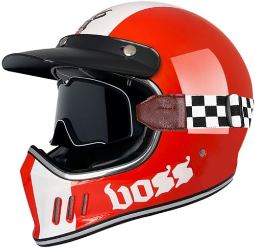Casco Cross Nero Opaco Integrale Moto Con 4 Misure Di Rivestimento La Scelta Migliore Per I Regali Enduro Casco Integrale Motocross Omologato 6,M