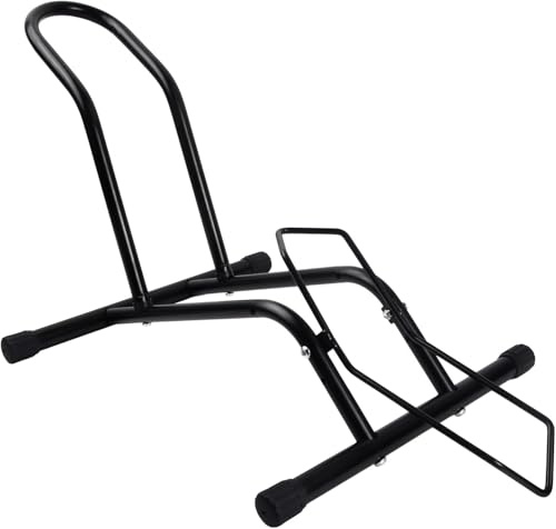 Litinliv Cavalletto Autoportante per Bicicletta, Reggiciclo Ruota, Supporto per Bicicletta, Portabici da Terra, Easystand per Biciclette da 16 a 29 Mountain Bike Bici da Strada (Nero)