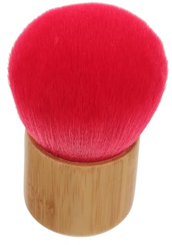 Healvian Makeupborste för Löspuder med Mjuka Syntetiska Kompakt och Lätt för Resebruk Elegant Handtag för Puder och Fixeringspuder Skonsam mot Alla Hudtyper