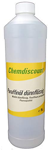 1Liter (1000ml) Paraffinöl dünnflüssig, entspricht Ph.Eur, medizinisch, Paraffinum Perliquidum, Pharmaqualität