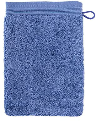 möve Superwuschel Waschhandschuh 20 x 15 cm aus 100% Baumwolle, cornflower