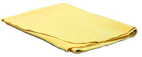 VDM Home Products Panno camoscio naturale L – Per lucidare in modo professionale – Assorbe ben sei volte di più il proprio peso